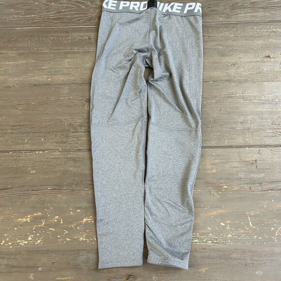 Nike Kids Gray Dri-FIT Pro Tights Leggins Casual Athletic Activewear  Sz XS - Picture 7 of 16